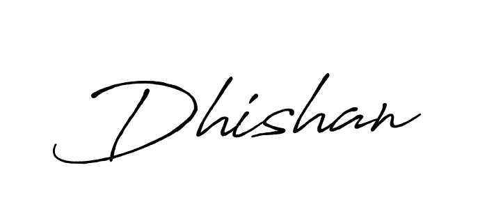 Design your own signature with our free online signature maker. With this signature software, you can create a handwritten (Antro_Vectra_Bolder) signature for name Dhishan. Dhishan signature style 7 images and pictures png