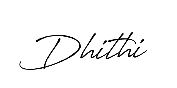 Use a signature maker to create a handwritten signature online. With this signature software, you can design (Antro_Vectra_Bolder) your own signature for name Dhithi. Dhithi signature style 7 images and pictures png