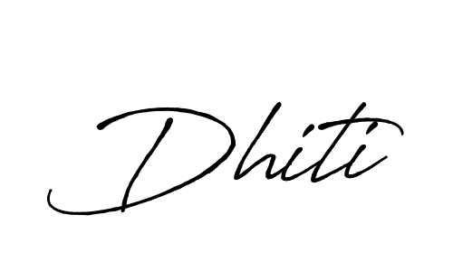 It looks lik you need a new signature style for name Dhiti. Design unique handwritten (Antro_Vectra_Bolder) signature with our free signature maker in just a few clicks. Dhiti signature style 7 images and pictures png