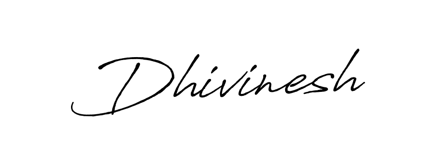 Also You can easily find your signature by using the search form. We will create Dhivinesh name handwritten signature images for you free of cost using Antro_Vectra_Bolder sign style. Dhivinesh signature style 7 images and pictures png