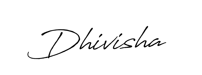 if you are searching for the best signature style for your name Dhivisha. so please give up your signature search. here we have designed multiple signature styles  using Antro_Vectra_Bolder. Dhivisha signature style 7 images and pictures png