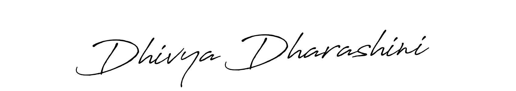 Dhivya Dharashini stylish signature style. Best Handwritten Sign (Antro_Vectra_Bolder) for my name. Handwritten Signature Collection Ideas for my name Dhivya Dharashini. Dhivya Dharashini signature style 7 images and pictures png