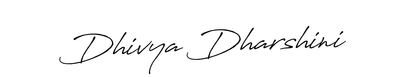 Dhivya Dharshini stylish signature style. Best Handwritten Sign (Antro_Vectra_Bolder) for my name. Handwritten Signature Collection Ideas for my name Dhivya Dharshini. Dhivya Dharshini signature style 7 images and pictures png