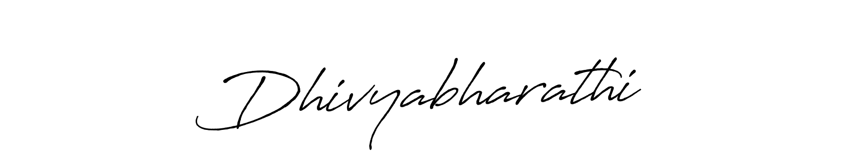 Use a signature maker to create a handwritten signature online. With this signature software, you can design (Antro_Vectra_Bolder) your own signature for name Dhivyabharathi​. Dhivyabharathi​ signature style 7 images and pictures png