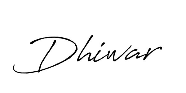 It looks lik you need a new signature style for name Dhiwar. Design unique handwritten (Antro_Vectra_Bolder) signature with our free signature maker in just a few clicks. Dhiwar signature style 7 images and pictures png