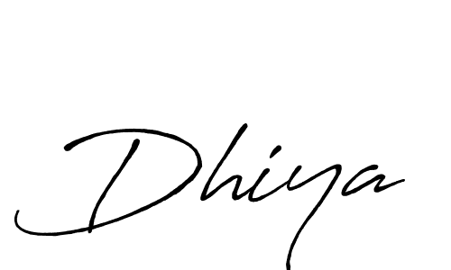 Dhiya stylish signature style. Best Handwritten Sign (Antro_Vectra_Bolder) for my name. Handwritten Signature Collection Ideas for my name Dhiya. Dhiya signature style 7 images and pictures png