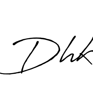 Also You can easily find your signature by using the search form. We will create Dhk name handwritten signature images for you free of cost using Antro_Vectra_Bolder sign style. Dhk signature style 7 images and pictures png