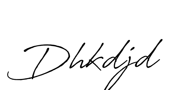 Use a signature maker to create a handwritten signature online. With this signature software, you can design (Antro_Vectra_Bolder) your own signature for name Dhkdjd. Dhkdjd signature style 7 images and pictures png