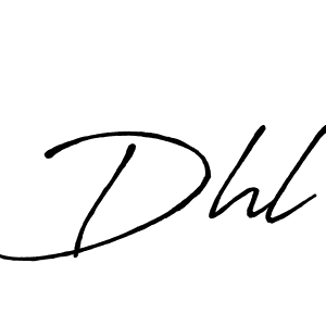 Also we have Dhl name is the best signature style. Create professional handwritten signature collection using Antro_Vectra_Bolder autograph style. Dhl signature style 7 images and pictures png