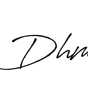 Also You can easily find your signature by using the search form. We will create Dhm name handwritten signature images for you free of cost using Antro_Vectra_Bolder sign style. Dhm signature style 7 images and pictures png