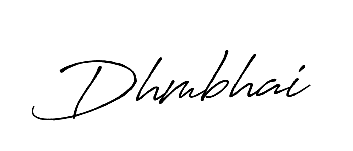 How to make Dhmbhai name signature. Use Antro_Vectra_Bolder style for creating short signs online. This is the latest handwritten sign. Dhmbhai signature style 7 images and pictures png
