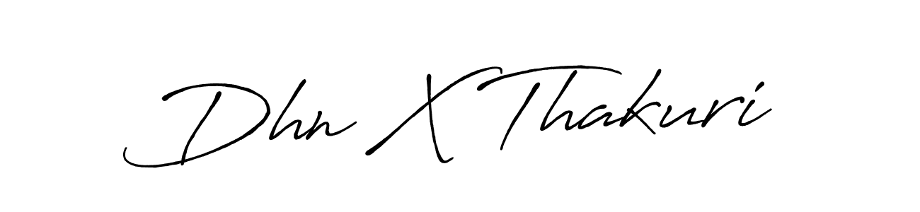 Design your own signature with our free online signature maker. With this signature software, you can create a handwritten (Antro_Vectra_Bolder) signature for name Dhn X Thakuri. Dhn X Thakuri signature style 7 images and pictures png