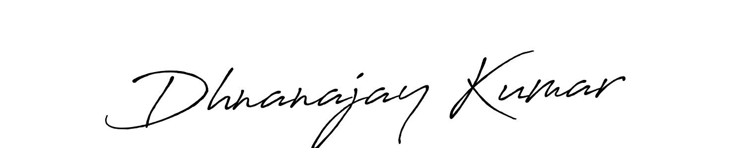 Make a beautiful signature design for name Dhnanajay Kumar. With this signature (Antro_Vectra_Bolder) style, you can create a handwritten signature for free. Dhnanajay Kumar signature style 7 images and pictures png