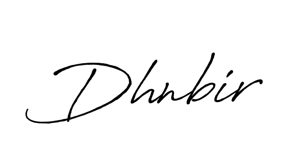 Make a beautiful signature design for name Dhnbir. With this signature (Antro_Vectra_Bolder) style, you can create a handwritten signature for free. Dhnbir signature style 7 images and pictures png