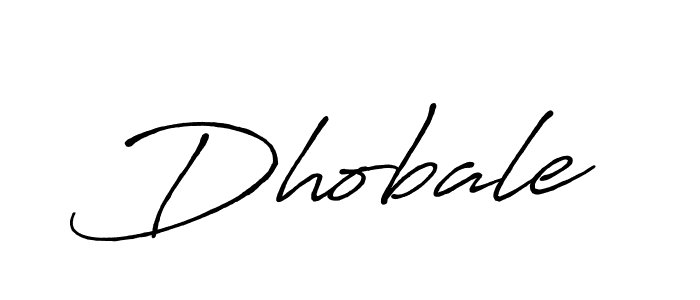 Make a beautiful signature design for name Dhobale. With this signature (Antro_Vectra_Bolder) style, you can create a handwritten signature for free. Dhobale signature style 7 images and pictures png