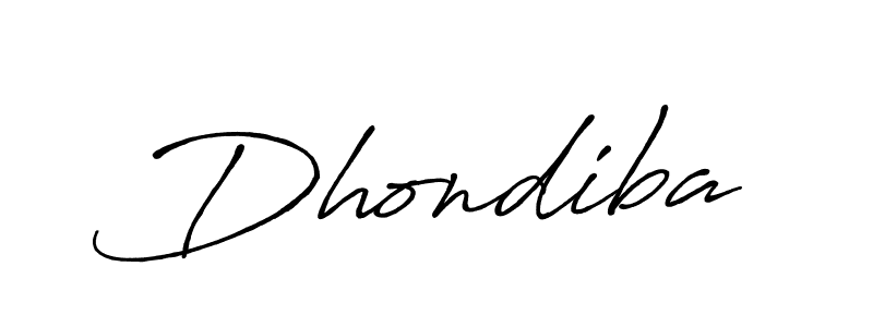 It looks lik you need a new signature style for name Dhondiba. Design unique handwritten (Antro_Vectra_Bolder) signature with our free signature maker in just a few clicks. Dhondiba signature style 7 images and pictures png