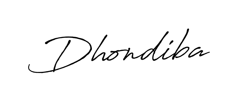 It looks lik you need a new signature style for name Dhondiba. Design unique handwritten (Antro_Vectra_Bolder) signature with our free signature maker in just a few clicks. Dhondiba signature style 7 images and pictures png