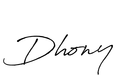 Best and Professional Signature Style for Dhony. Antro_Vectra_Bolder Best Signature Style Collection. Dhony signature style 7 images and pictures png