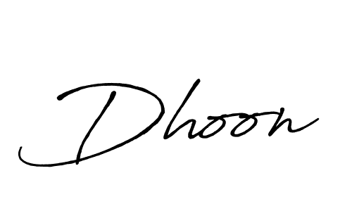 How to Draw Dhoon signature style? Antro_Vectra_Bolder is a latest design signature styles for name Dhoon. Dhoon signature style 7 images and pictures png