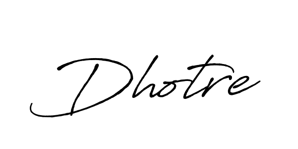 How to make Dhotre name signature. Use Antro_Vectra_Bolder style for creating short signs online. This is the latest handwritten sign. Dhotre signature style 7 images and pictures png