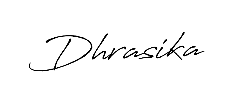 if you are searching for the best signature style for your name Dhrasika. so please give up your signature search. here we have designed multiple signature styles  using Antro_Vectra_Bolder. Dhrasika signature style 7 images and pictures png