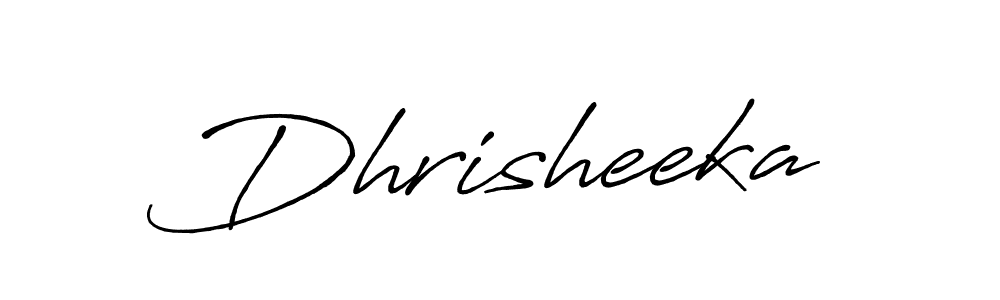 Once you've used our free online signature maker to create your best signature Antro_Vectra_Bolder style, it's time to enjoy all of the benefits that Dhrisheeka name signing documents. Dhrisheeka signature style 7 images and pictures png