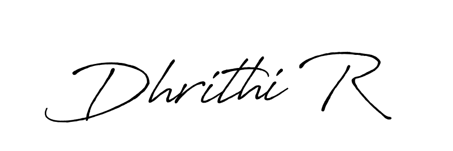 You should practise on your own different ways (Antro_Vectra_Bolder) to write your name (Dhrithi R) in signature. don't let someone else do it for you. Dhrithi R signature style 7 images and pictures png