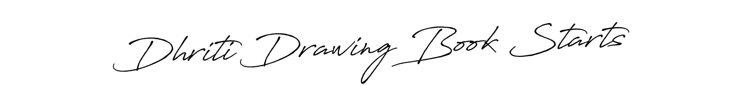 Also we have Dhriti Drawing Book Starts name is the best signature style. Create professional handwritten signature collection using Antro_Vectra_Bolder autograph style. Dhriti Drawing Book Starts signature style 7 images and pictures png