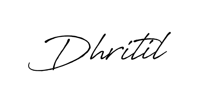 Make a short Dhritil signature style. Manage your documents anywhere anytime using Antro_Vectra_Bolder. Create and add eSignatures, submit forms, share and send files easily. Dhritil signature style 7 images and pictures png