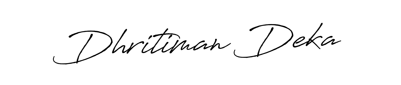 Make a short Dhritiman Deka signature style. Manage your documents anywhere anytime using Antro_Vectra_Bolder. Create and add eSignatures, submit forms, share and send files easily. Dhritiman Deka signature style 7 images and pictures png