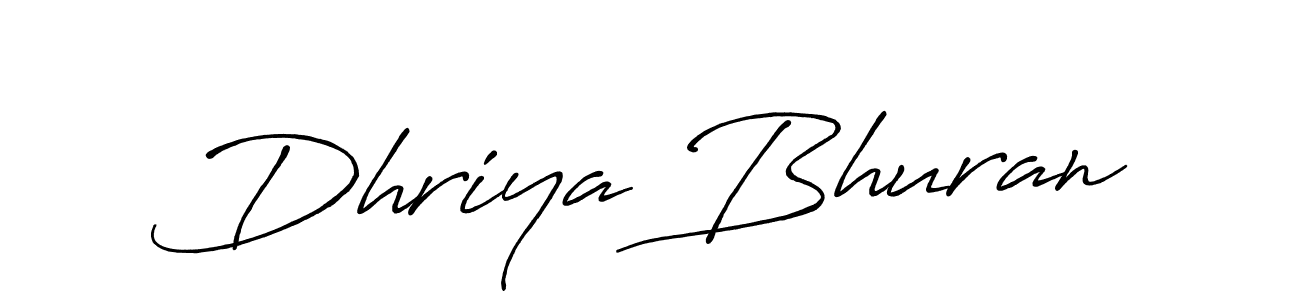 Once you've used our free online signature maker to create your best signature Antro_Vectra_Bolder style, it's time to enjoy all of the benefits that Dhriya Bhuran name signing documents. Dhriya Bhuran signature style 7 images and pictures png