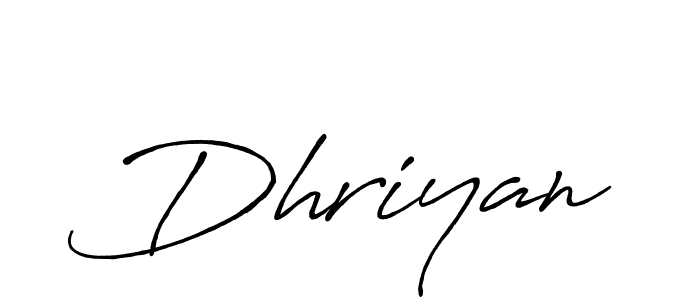 You can use this online signature creator to create a handwritten signature for the name Dhriyan. This is the best online autograph maker. Dhriyan signature style 7 images and pictures png