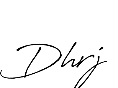 Dhrj stylish signature style. Best Handwritten Sign (Antro_Vectra_Bolder) for my name. Handwritten Signature Collection Ideas for my name Dhrj. Dhrj signature style 7 images and pictures png