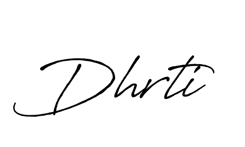 Also You can easily find your signature by using the search form. We will create Dhrti name handwritten signature images for you free of cost using Antro_Vectra_Bolder sign style. Dhrti signature style 7 images and pictures png