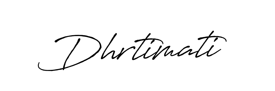 How to Draw Dhrtimati signature style? Antro_Vectra_Bolder is a latest design signature styles for name Dhrtimati. Dhrtimati signature style 7 images and pictures png