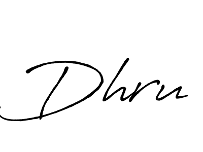 Antro_Vectra_Bolder is a professional signature style that is perfect for those who want to add a touch of class to their signature. It is also a great choice for those who want to make their signature more unique. Get Dhru name to fancy signature for free. Dhru signature style 7 images and pictures png