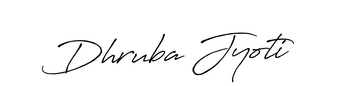 How to Draw Dhruba Jyoti signature style? Antro_Vectra_Bolder is a latest design signature styles for name Dhruba Jyoti. Dhruba Jyoti signature style 7 images and pictures png