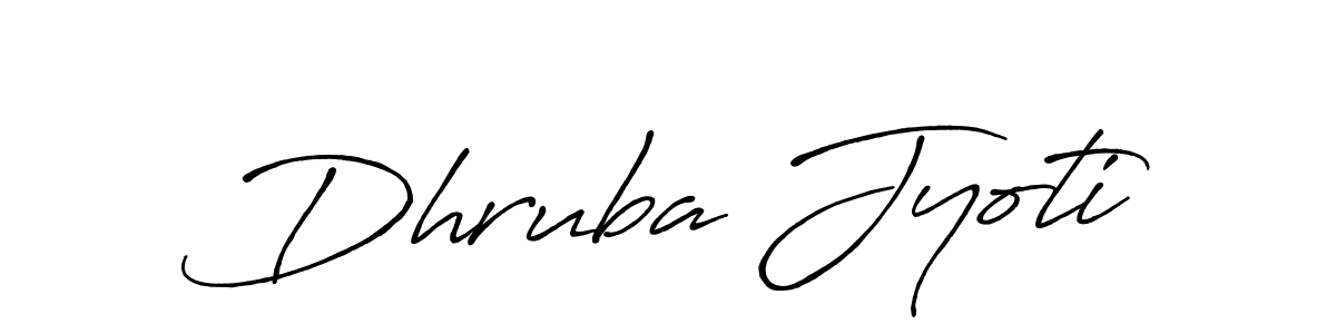 Create a beautiful signature design for name Dhruba Jyoti. With this signature (Antro_Vectra_Bolder) fonts, you can make a handwritten signature for free. Dhruba Jyoti signature style 7 images and pictures png