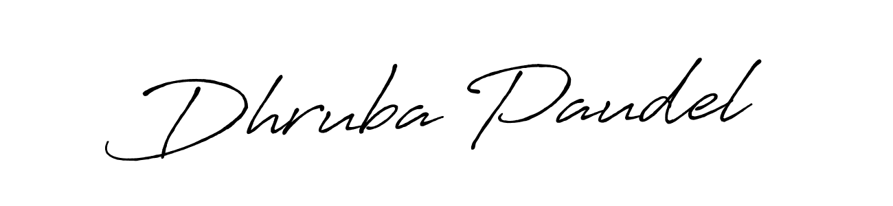 Make a beautiful signature design for name Dhruba Paudel. Use this online signature maker to create a handwritten signature for free. Dhruba Paudel signature style 7 images and pictures png
