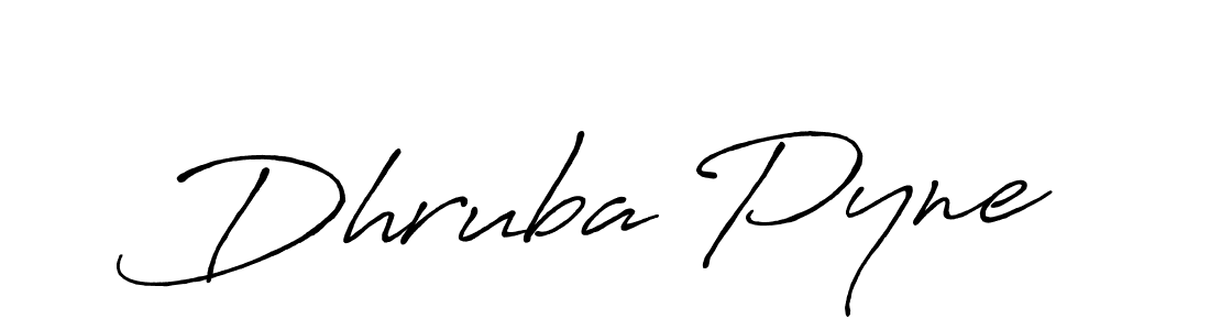 Also You can easily find your signature by using the search form. We will create Dhruba Pyne name handwritten signature images for you free of cost using Antro_Vectra_Bolder sign style. Dhruba Pyne signature style 7 images and pictures png