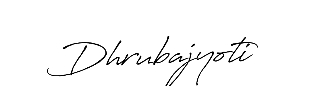 Use a signature maker to create a handwritten signature online. With this signature software, you can design (Antro_Vectra_Bolder) your own signature for name Dhrubajyoti. Dhrubajyoti signature style 7 images and pictures png