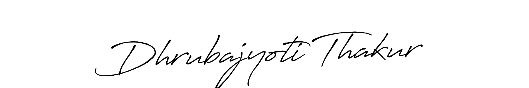 Dhrubajyoti Thakur stylish signature style. Best Handwritten Sign (Antro_Vectra_Bolder) for my name. Handwritten Signature Collection Ideas for my name Dhrubajyoti Thakur. Dhrubajyoti Thakur signature style 7 images and pictures png