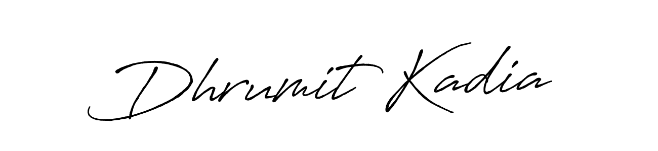 Make a beautiful signature design for name Dhrumit Kadia. Use this online signature maker to create a handwritten signature for free. Dhrumit Kadia signature style 7 images and pictures png