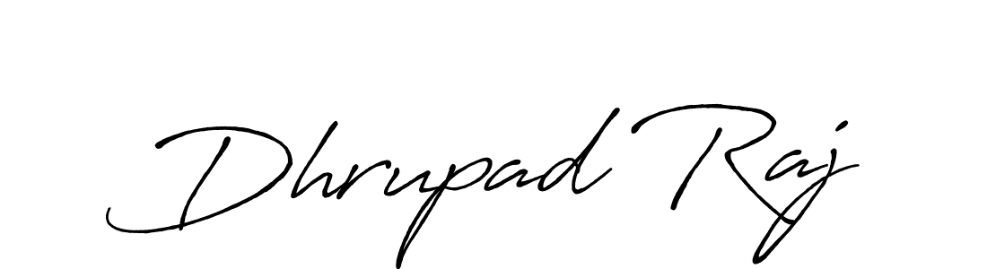 Similarly Antro_Vectra_Bolder is the best handwritten signature design. Signature creator online .You can use it as an online autograph creator for name Dhrupad Raj. Dhrupad Raj signature style 7 images and pictures png