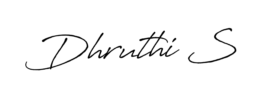 Make a beautiful signature design for name Dhruthi S. Use this online signature maker to create a handwritten signature for free. Dhruthi S signature style 7 images and pictures png