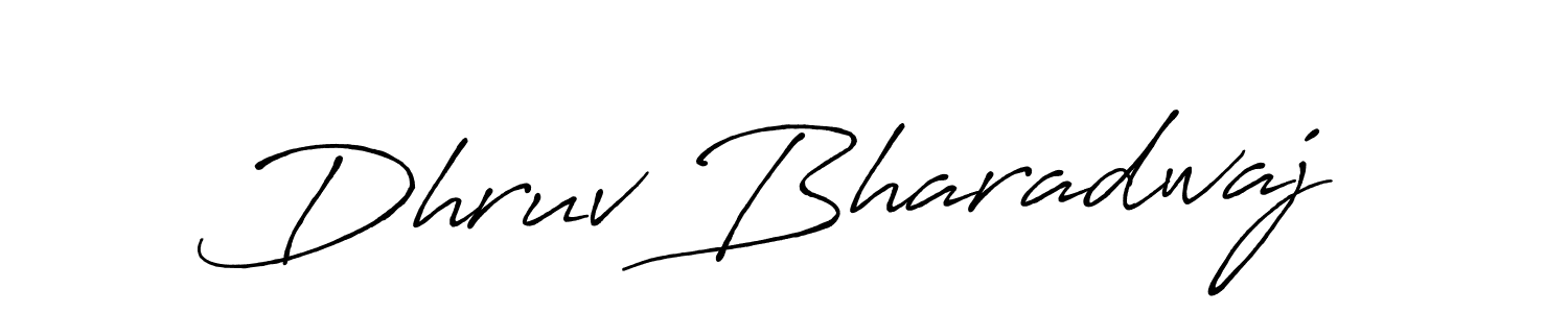 It looks lik you need a new signature style for name Dhruv Bharadwaj. Design unique handwritten (Antro_Vectra_Bolder) signature with our free signature maker in just a few clicks. Dhruv Bharadwaj signature style 7 images and pictures png
