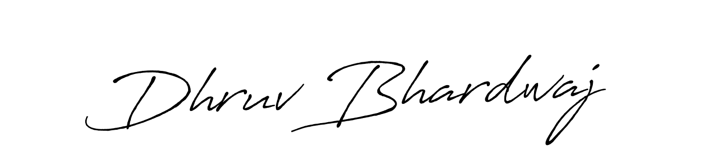 Dhruv Bhardwaj stylish signature style. Best Handwritten Sign (Antro_Vectra_Bolder) for my name. Handwritten Signature Collection Ideas for my name Dhruv Bhardwaj. Dhruv Bhardwaj signature style 7 images and pictures png