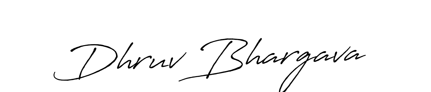 Make a beautiful signature design for name Dhruv Bhargava. Use this online signature maker to create a handwritten signature for free. Dhruv Bhargava signature style 7 images and pictures png