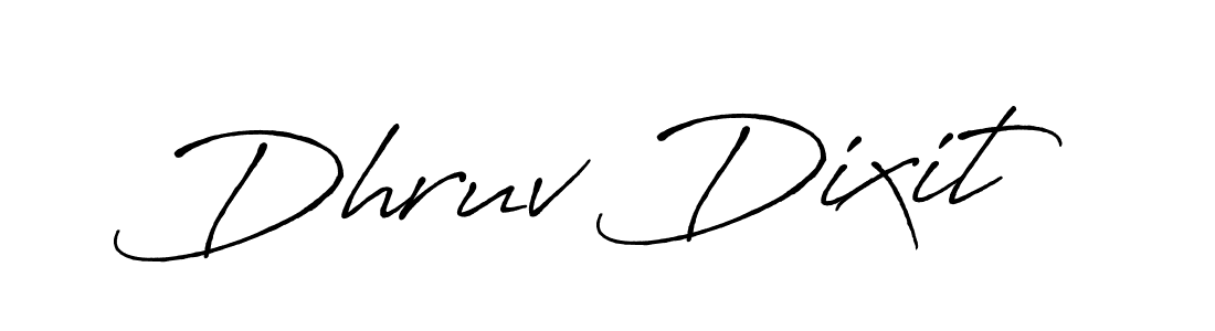 How to Draw Dhruv Dixit signature style? Antro_Vectra_Bolder is a latest design signature styles for name Dhruv Dixit. Dhruv Dixit signature style 7 images and pictures png