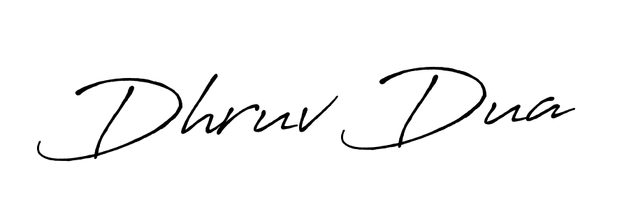 Dhruv Dua stylish signature style. Best Handwritten Sign (Antro_Vectra_Bolder) for my name. Handwritten Signature Collection Ideas for my name Dhruv Dua. Dhruv Dua signature style 7 images and pictures png
